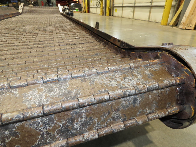 Turbo Systems 40"x 14' CNC Scrap Chip Conveyor Low Profile 230/460V 3PH 10FPM