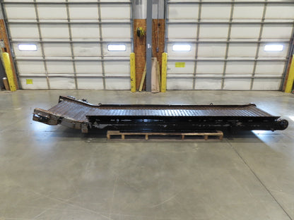 Turbo Systems 40"x 14' CNC Scrap Chip Conveyor Low Profile 230/460V 3PH 10FPM