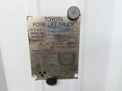 Toyota 14110-23300-71B Electric Forklift Motor 36/48V 6.8/9.3kW Off Of 5FBC25