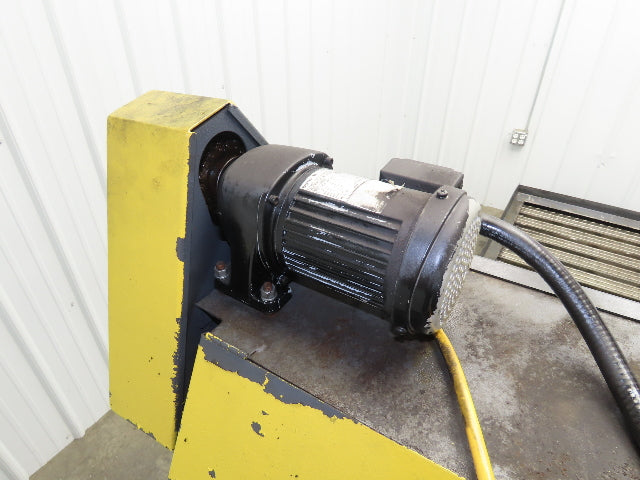 Hennig 44"x 9' 6"L CNC Chip Conveyor 40"Belt 40" Discharge 230/460V 3PH 8FPM