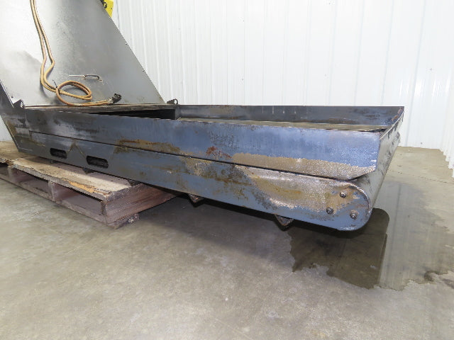 Hennig 44"x 9' 6"L CNC Chip Conveyor 40"Belt 40" Discharge 230/460V 3PH 8FPM