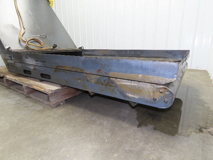 Hennig 44"x 9' 6"L CNC Chip Conveyor 40"Belt 40" Discharge 230/460V 3PH 8FPM