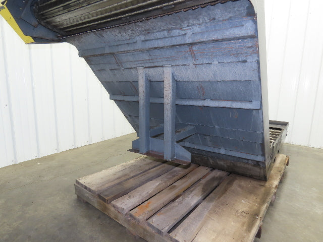 Hennig 44"x 9' 6"L CNC Chip Conveyor 40"Belt 40" Discharge 230/460V 3PH 8FPM