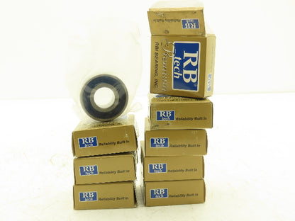 RB Tech 5204-2RS Premium Ball Bearing 20mm-ID x 47mm-OD x .812"-Width Lot Of 8