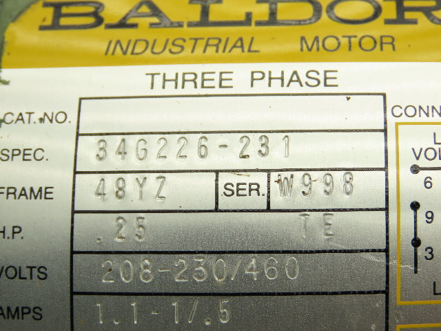 Gusher Pumps 5S-4521-PC Cast Centrifugal Pump 1/4Hp 3450rpm 208-230/460VAC 3PH