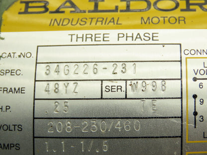 Gusher Pumps 5S-4521-PC Cast Centrifugal Pump 1/4Hp 3450rpm 208-230/460VAC 3PH