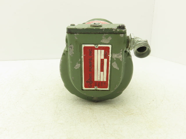 Gusher Pumps 5S-4521-PC Cast Centrifugal Pump 1/4Hp 3450rpm 208-230/460VAC 3PH