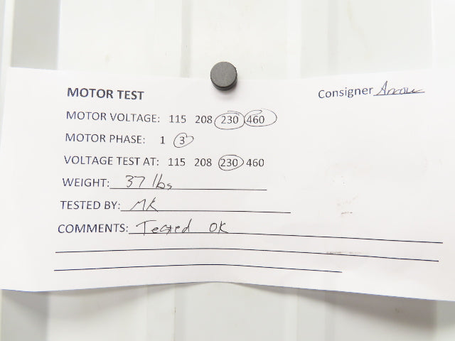 Lafert HE 90L D4 AC Motor 1.5Hp 1.1kW 1740rpm 230/460v 3Ph 90L TEFC