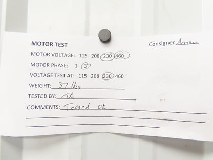 Lafert HE 90L D4 AC Motor 1.5Hp 1.1kW 1740rpm 230/460v 3Ph 90L TEFC
