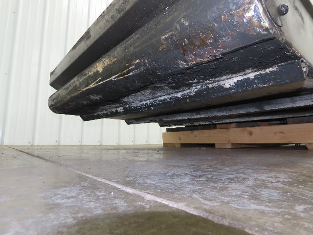 Hennig 44"x 9' 6"L CNC Chip Conveyor 40"Belt 38" Discharge 230/460V 3PH 8FPM