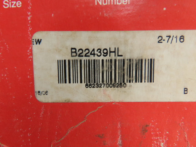 Link Belt B22439HL Spherical Roller Bearing Insert 2-7/16" Bore