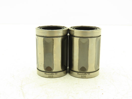Rexroth R060203010 Linear Bearing 30mm-ID x 47mm-OD x 68mm-Length Lot Of 2