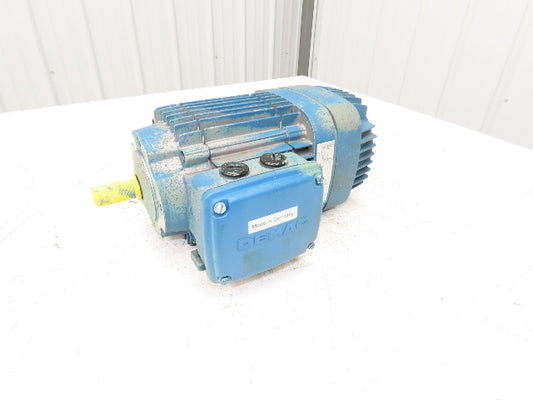 Demag KBA 80 B6 Brake Motor 1Hp 1090 RPM 230/460V 3PH 80 B6 Frame 3/4" Shaft