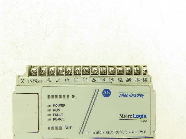 Allen Bradley 1761-L10BWA MicroLogix 1000 Programmable Controller Ser F FW 1.1