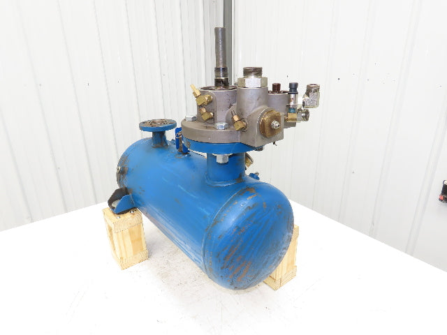 Screw Air Compressor Air/Oil Tank w/Filter 5 Gallon 175 PSI Flanged Ports