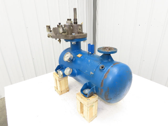 Screw Air Compressor Air/Oil Tank w/Filter 5 Gallon 175 PSI Flanged Ports