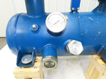 Screw Air Compressor Air/Oil Tank w/Filter 5 Gallon 175 PSI Flanged Ports