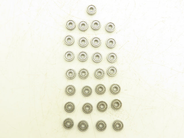 RB Tech R4AZ Radial Ball Bearing 1/4"ID x 3/4"OD x 9/32"-Width  Lot Of 29