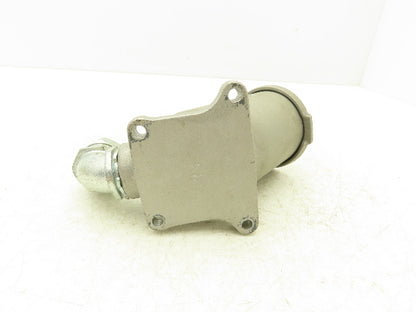 Hubbell HBL21447 Hubbellock Watertight Flanged Inlet Male Plug 30A 600V 3P 4W