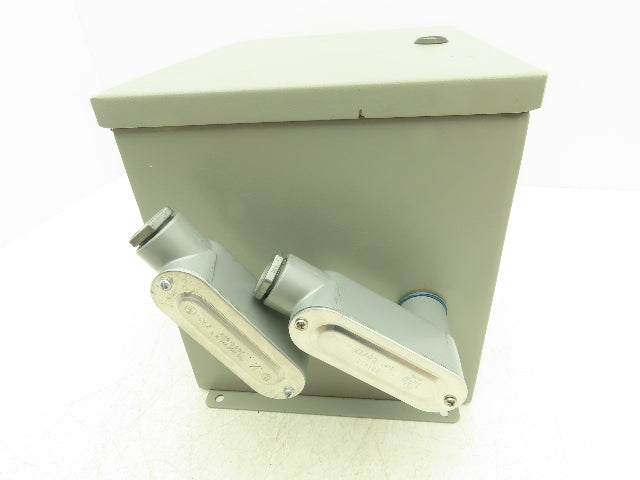 Wiegmann BN4121010CHQT Electrical Enclosure Junction Box 12x10x10" Type 12 Gray