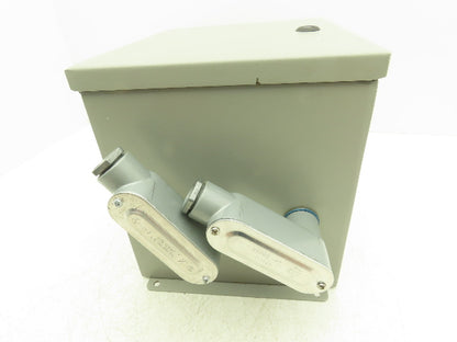 Wiegmann BN4121010CHQT Electrical Enclosure Junction Box 12x10x10" Type 12 Gray