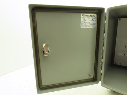 Wiegmann BN4121010CHQT Electrical Enclosure Junction Box 12x10x10" Type 12 Gray
