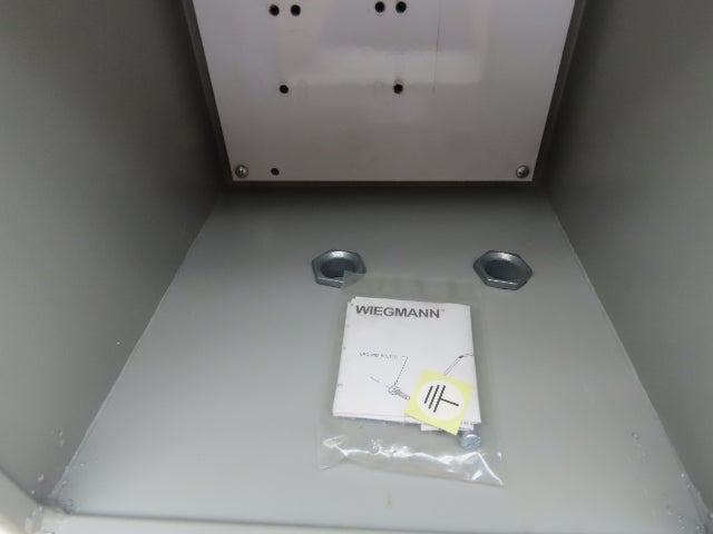 Wiegmann BN4121010CHQT Electrical Enclosure Junction Box 12x10x10" Type 12 Gray
