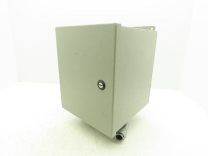 Wiegmann BN4121010CHQT Electrical Enclosure Junction Box 12x10x10" Type 12 Gray