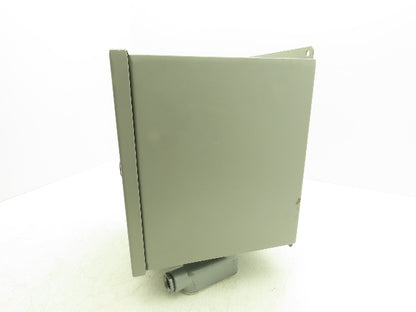 Wiegmann BN4121010CHQT Electrical Enclosure Junction Box 12x10x10" Type 12 Gray