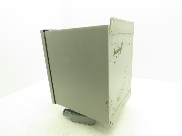 Wiegmann BN4121010CHQT Electrical Enclosure Junction Box 12x10x10" Type 12 Gray