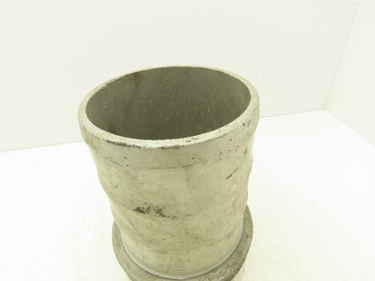 PT Coupling 60E Camlock 6" Aluminum Cam & Groove Adapter x Hose Barb Shank