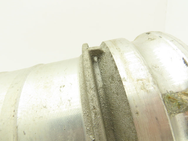 PT Coupling 60E Camlock 6" Aluminum Cam & Groove Adapter x Hose Barb Shank