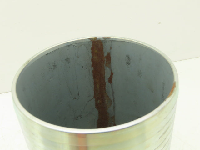 Dixon Valve DM66 6" Hose ID Barb x Barb Steel Fitting Hose Mender 10"L