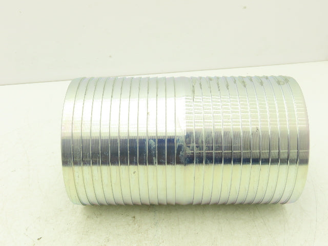 Dixon Valve DM66 6" Hose ID Barb x Barb Steel Fitting Hose Mender 10"L