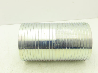 Dixon Valve DM66 6" Hose ID Barb x Barb Steel Fitting Hose Mender 10"L