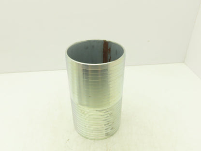 Dixon Valve DM66 6" Hose ID Barb x Barb Steel Fitting Hose Mender 10"L