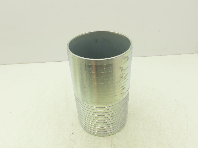 Dixon Valve DM66 6" Hose ID Barb x Barb Steel Fitting Hose Mender 10"L