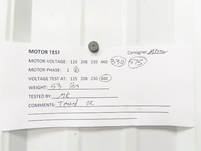 Lafert ST100LS4 AC Motor 4Hp 3kW 1700rpm 333/575VAC 3Ph 100L TEFC B1504