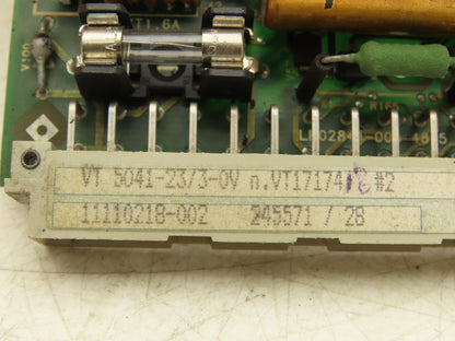 Rexroth VT 5041-23/3-0V Pump Control Board Card SYDEF1