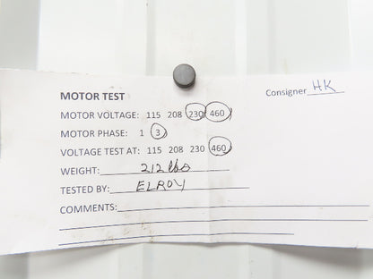 Lincoln Electric Type KM AC Motor 20Hp 1750 RPM 230/460V 3PH 256TC ODP Air Over