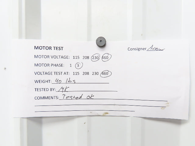 Distel ZK90L4 Schali AC Motor 1.8kW 2.4Hp 1700rpm 230/460V 3PH 90LC ZK9064