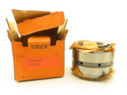 Timken Fafnir 533D/NA539 Double Tapered Roller Bearing Assy 4.3750" x 2.5" Width