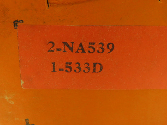 Timken Fafnir 533D/NA539 Double Tapered Roller Bearing Assy 4.3750" x 2.5" Width