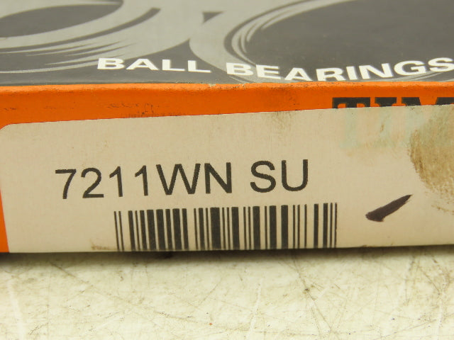 Timken Fafnir 7211WN SU Angular Contact Bearing 55mm-ID x 100mm-OD x 21mm-Width