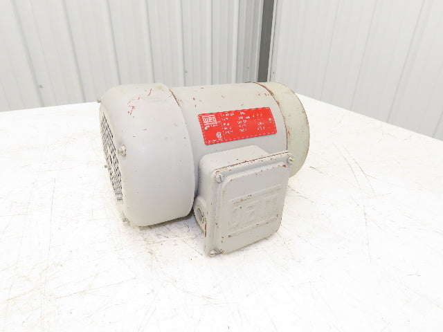 Weg MOT B56 0595 ET AC Motor 1Hp 3470 RPM 575V 3PH 56C TEFC LR 38324