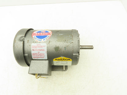 Baldor M3545-5 AC Motor 1Hp 1.2A 3450rpm 575VAC 3Ph 56C TEFC 34A61-497