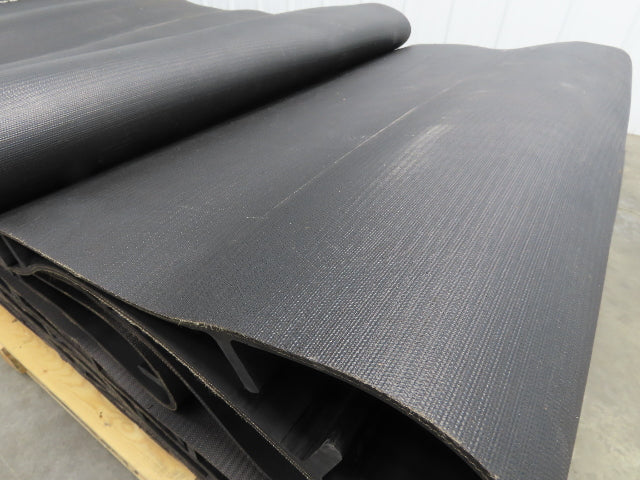 Fablon 150B Fabflex Cleated Rubber Incline Conveyor Belt 32"x 72' Heavy Duty