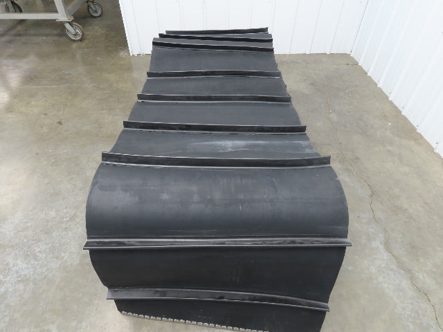 Fablon 150B Fabflex Cleated Rubber Incline Conveyor Belt 32"x 72' Heavy Duty