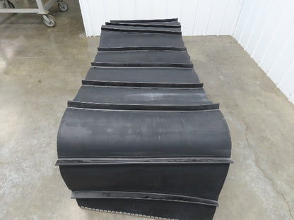Fablon 150B Fabflex Cleated Rubber Incline Conveyor Belt 32"x 72' Heavy Duty