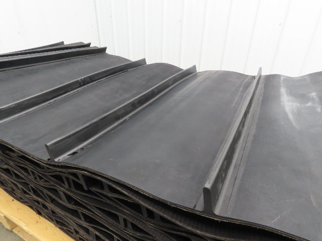 Fablon 150B Fabflex Cleated Rubber Incline Conveyor Belt 32"x 72' Heavy Duty